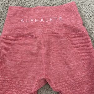 LIKE NEW PINK ALPHALETE LEGGINGS Seamless Amplify